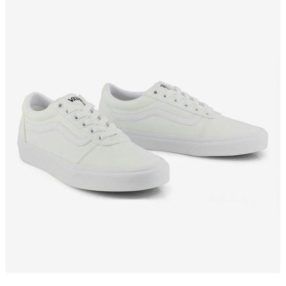 Vans Ward in Triple White - Size 9 Women's - Picture 4 of 9
